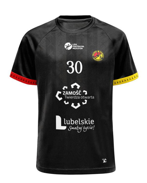 Padwa Zamosc Stroje Kibice Przod Czarne-FRONT Oficjalna koszulka meczowa sezon 2025/2026