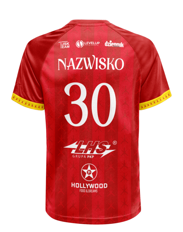 Padwa Zamosc Stroje Kibice Tyl Czerwone-BACK Oficjalna koszulka meczowa sezon 2025/2026
